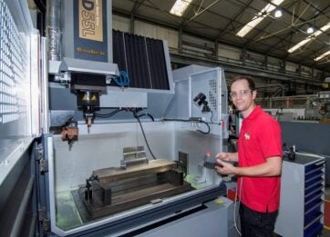 Numatic toolroom boosts capability with new Sodick die-sink EDM